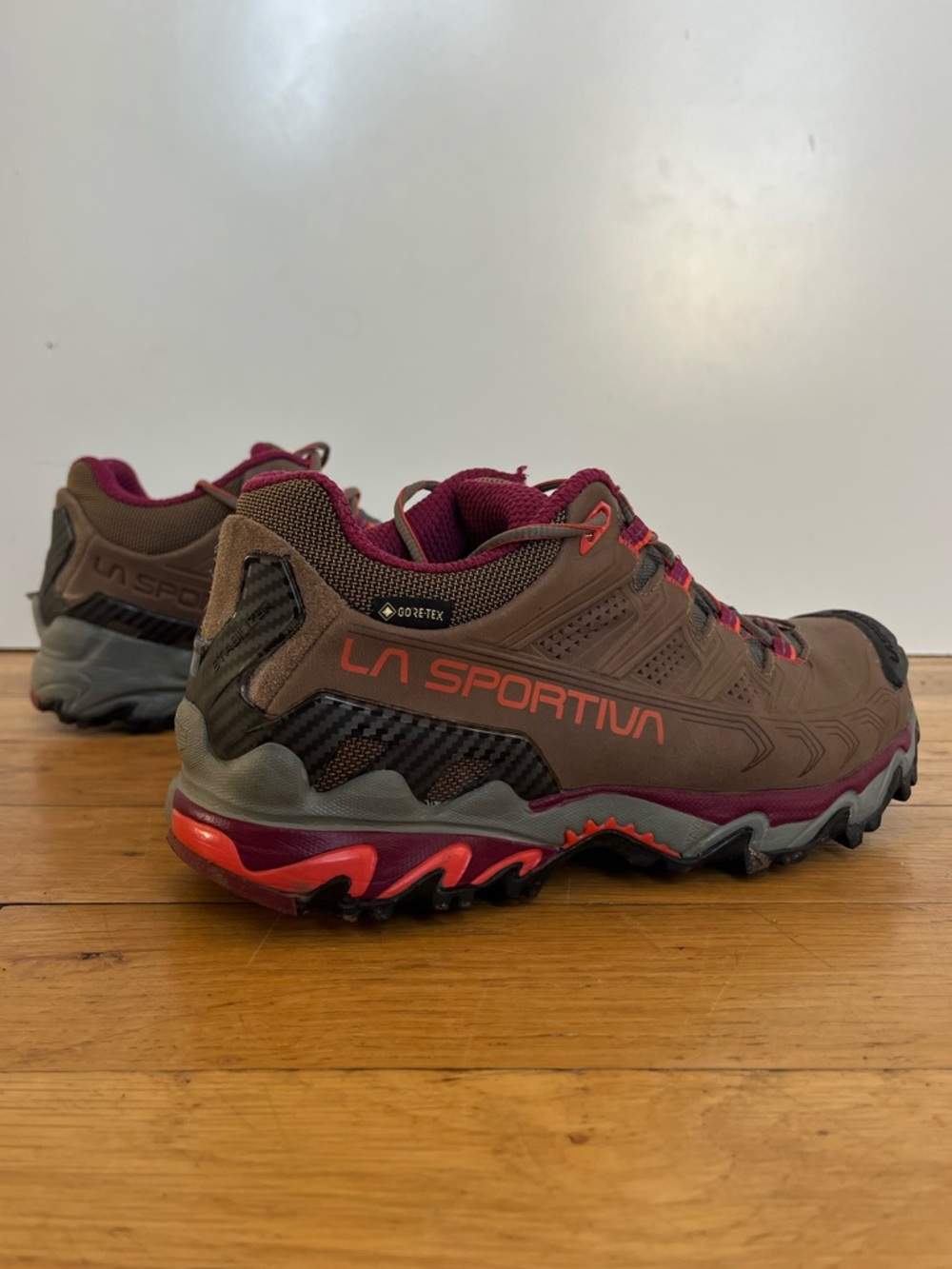 La Sportiva Women's Brown & Pink Waterproof Trail Sneakers